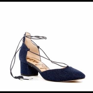 Loretta Ghillie d'Orsay Pump (Navy)
